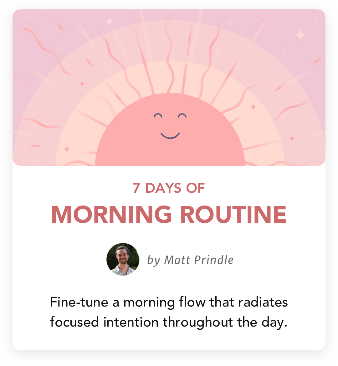 7 Days of Morning Routine